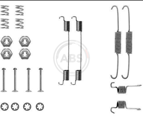 Accessory Kit, brake shoes - 0674Q A.B.S.