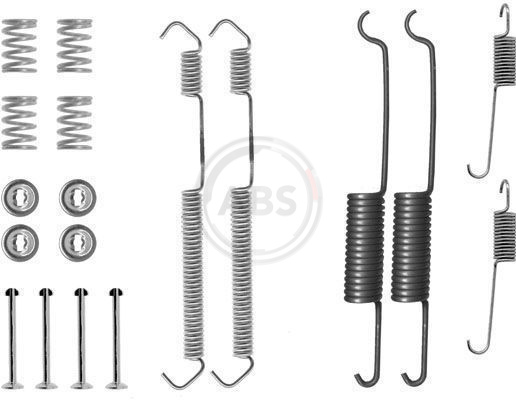 Kit accessori, Ganasce freno - 0691Q A.B.S.