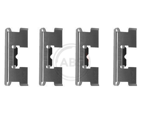 Kit accessori, Pastiglia freno - 1017Q A.B.S.