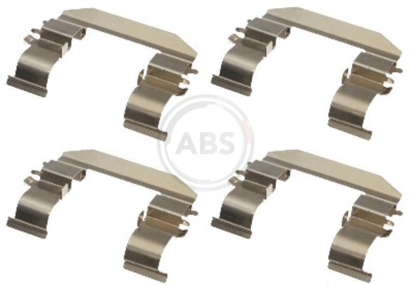 Accessory Kit, disc brake pad - 1664Q A.B.S.