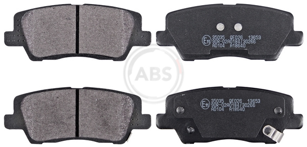 Kit pastiglie freno, Freno a disco - 35035 A.B.S.
