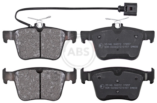 Brake Pad Set, disc brake - 35146 A.B.S.