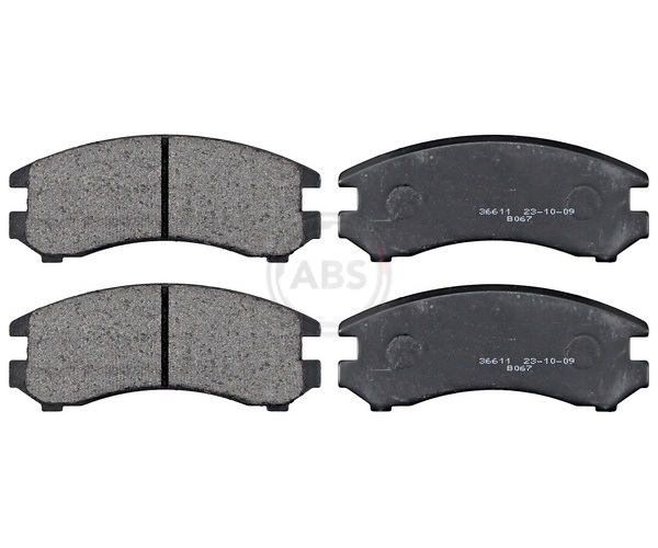 Brake Pad Set, disc brake - 36611 A.B.S.