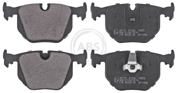 Brake Pad Set, disc brake - 36715 A.B.S.