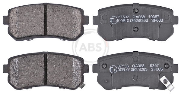 Brake Pad Set, disc brake - 37533 A.B.S.