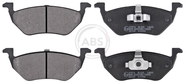 Kit pastiglie freno, Freno a disco - 37674 A.B.S.