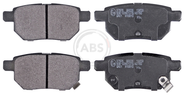 Brake Pad Set, disc brake - 37926 A.B.S.