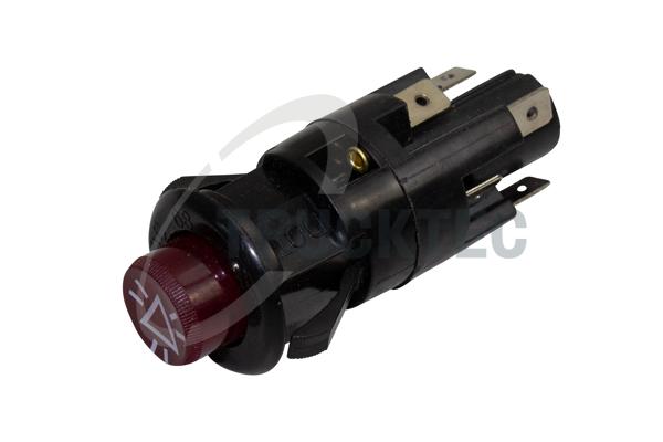 Interruttore, Lampeggiatore d'emergenza - 01.42.021 TRUCKTEC AUTOMOTIVE