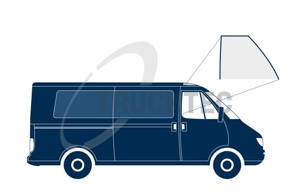 Trim/Protective Strip, side window - 01.67.161 TRUCKTEC AUTOMOTIVE