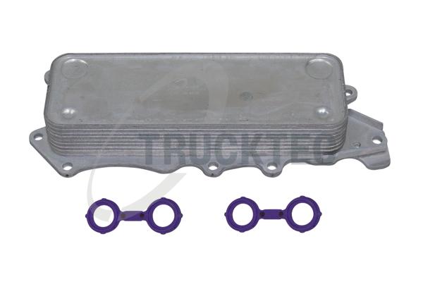 Oil Cooler, engine oil - 02.18.101 TRUCKTEC AUTOMOTIVE