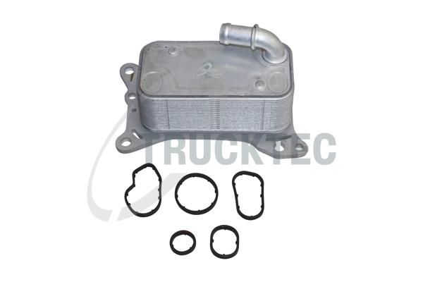 Oil Cooler, engine oil - 02.18.102 TRUCKTEC AUTOMOTIVE