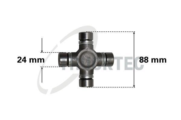 Joint, propshaft - 02.34.042 TRUCKTEC AUTOMOTIVE