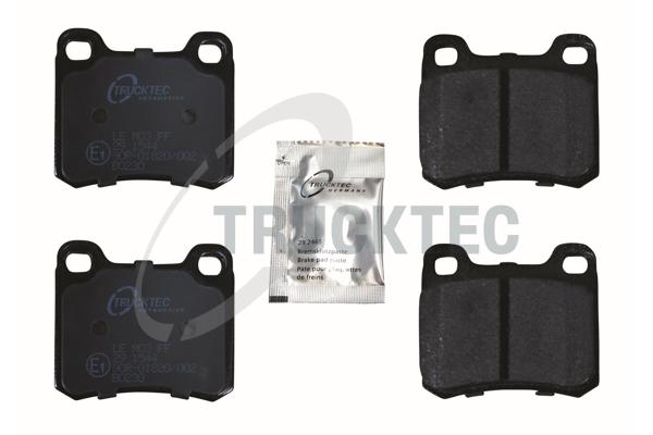 Brake Pad Set, disc brake - 02.35.100 TRUCKTEC AUTOMOTIVE