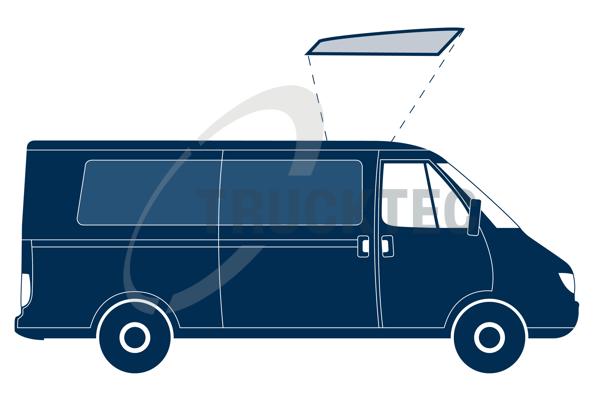Seal, sunroof - 02.54.056 TRUCKTEC AUTOMOTIVE