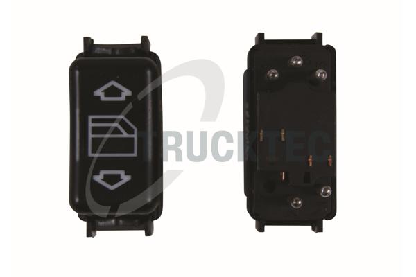 Interruttore, Alzacristallo - 02.58.010 TRUCKTEC AUTOMOTIVE