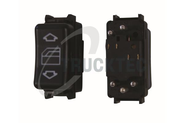 Interruttore, Alzacristallo - 02.58.011 TRUCKTEC AUTOMOTIVE
