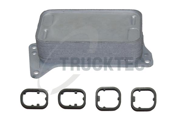 Oil Cooler, engine oil - 08.18.022 TRUCKTEC AUTOMOTIVE