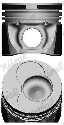 Kolben - 87-114900-80 NÜRAL