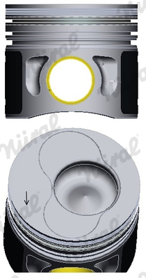 stūmoklis - 87-114907-70 NÜRAL