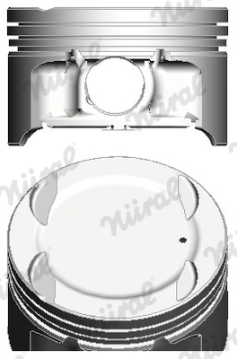 stūmoklis - 87-124800-00 NÜRAL