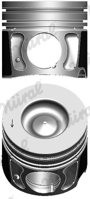 stūmoklis - 87-446400-00 NÜRAL