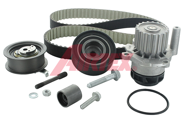 Pompa acqua + Kit cinghie dentate - WPK-177701 AIRTEX