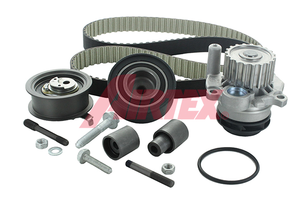 Pompa acqua + Kit cinghie dentate - WPK-937802 AIRTEX