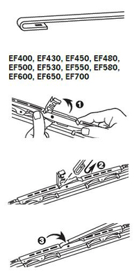 Wiper Blade - EF700 TRICO