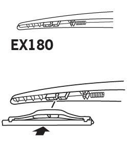 Щетка стеклоочистителя - EX180 TRICO