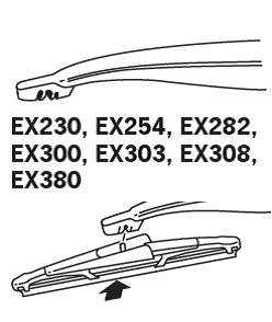 Щетка стеклоочистителя - EX230 TRICO