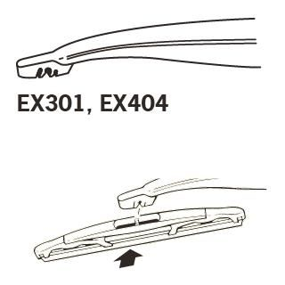 Щетка стеклоочистителя - EX301 TRICO