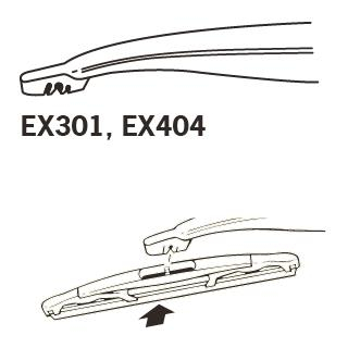 Щетка стеклоочистителя - EX301 TRICO