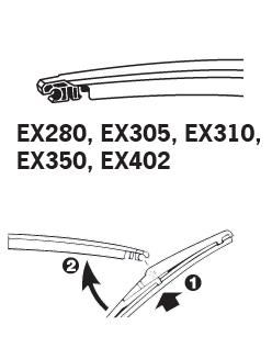 Щетка стеклоочистителя - EX305 TRICO
