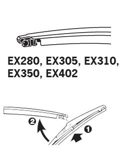 Щетка стеклоочистителя - EX305 TRICO