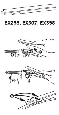 Щетка стеклоочистителя - EX307 TRICO