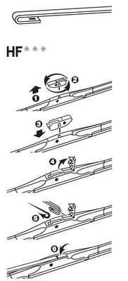 Wiper Blade - HF530L TRICO