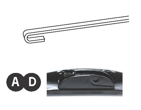 Spazzola tergi - TF430L TRICO