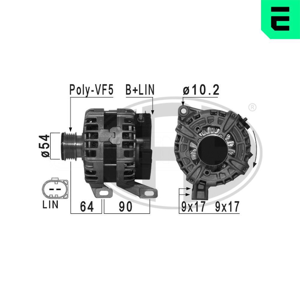 Alternator - 209032A ERA