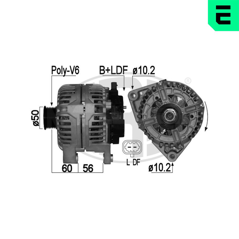 Alternator - 209044A ERA