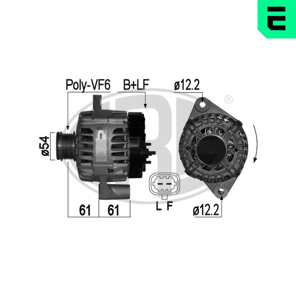 Alternator - 209123A ERA