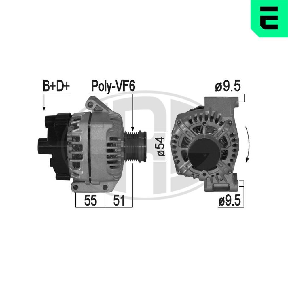 Alternatore - 209225A ERA