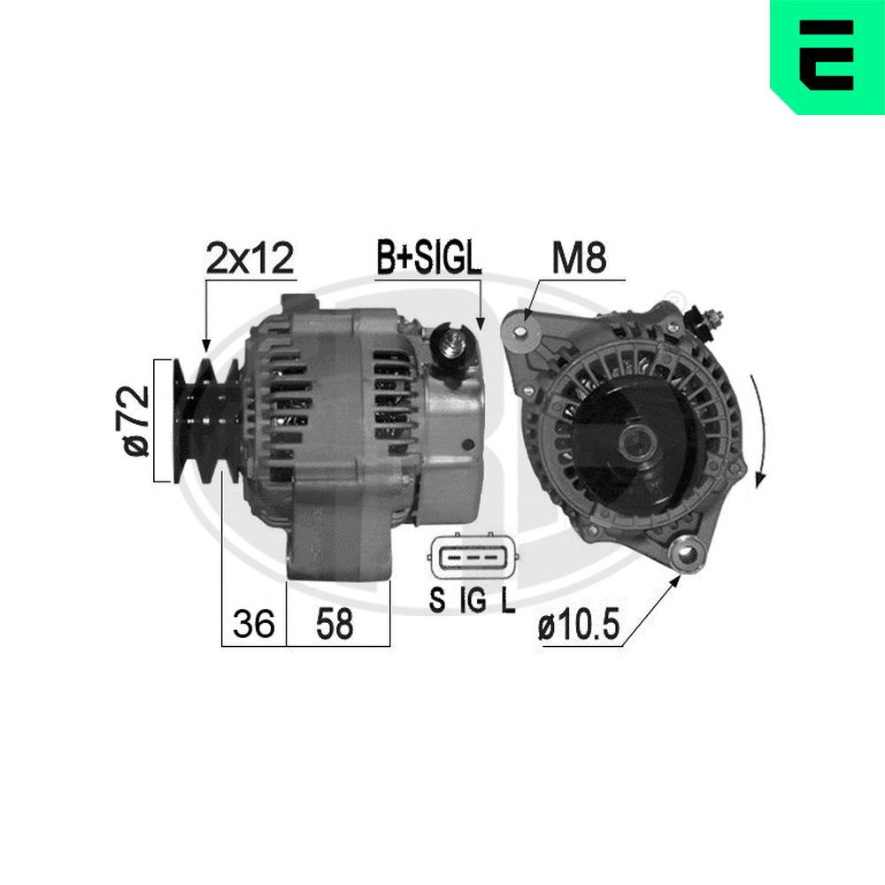 Alternatore - 209250A ERA