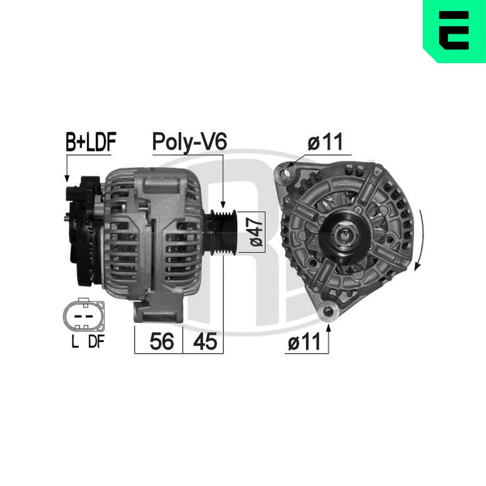 Alternator - 209279A ERA