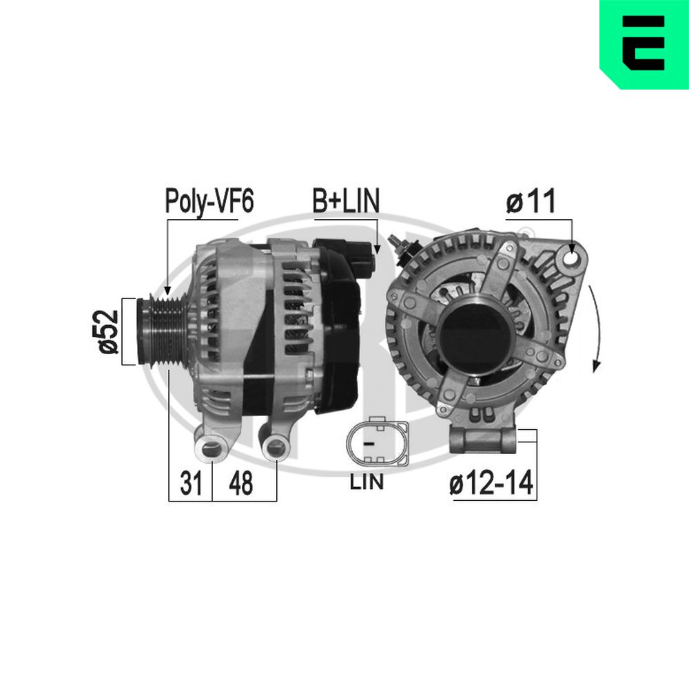 Alternatore - 209331A ERA