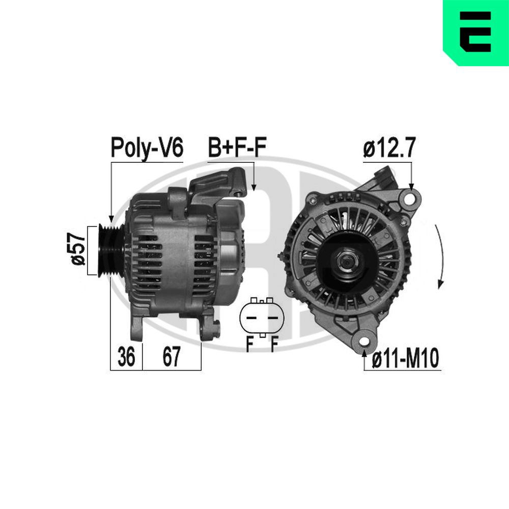 Alternator - 209345A ERA