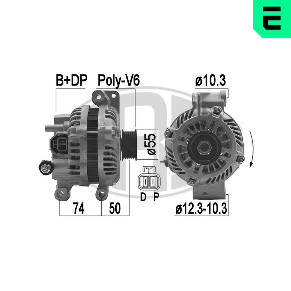 Alternator - 209422A ERA