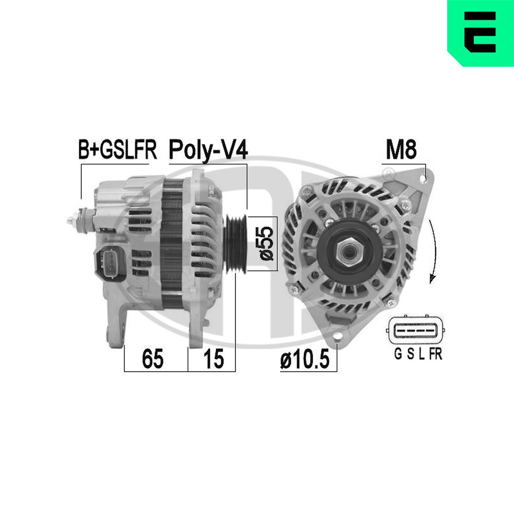 Alternatore - 209444A ERA