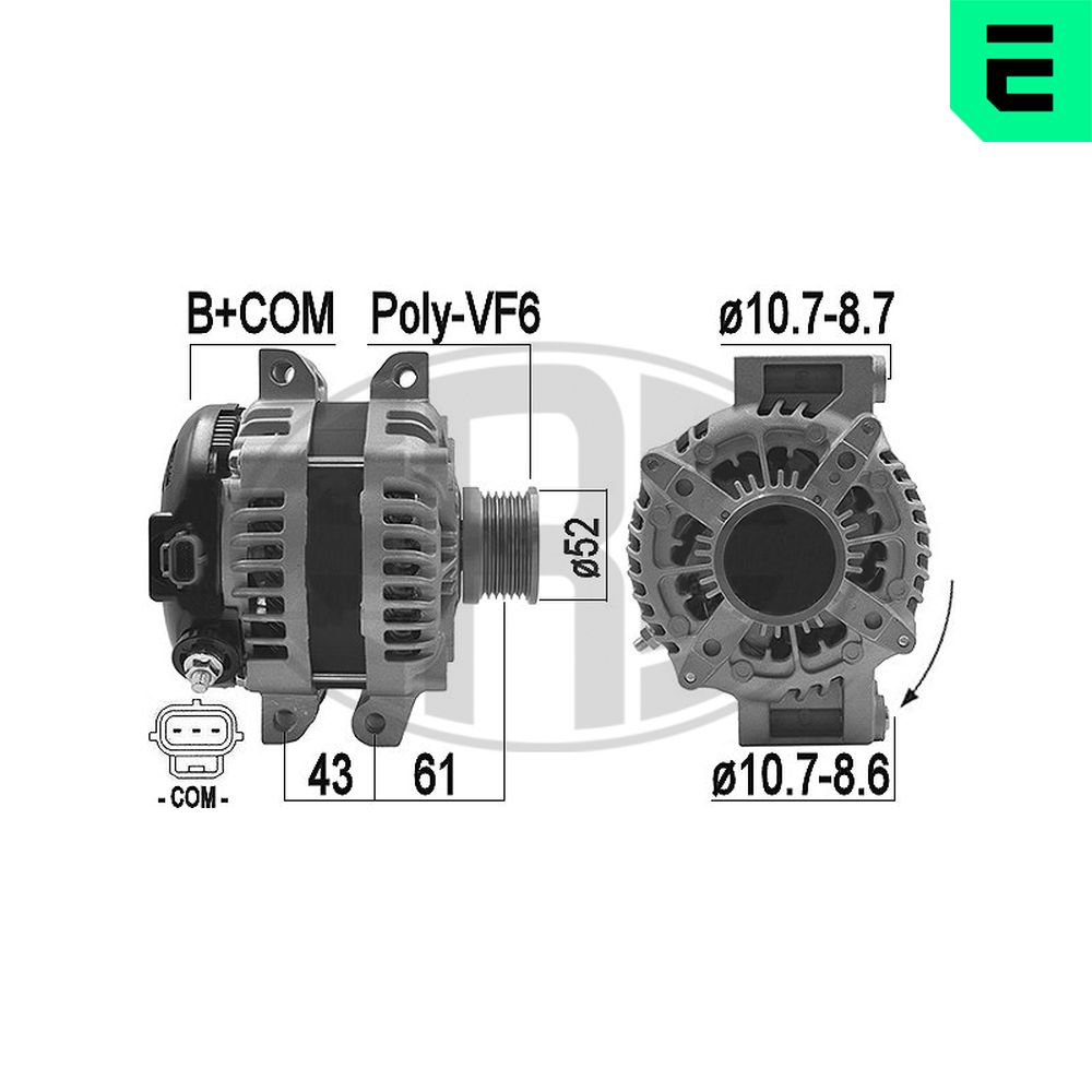 Alternatore - 209465A ERA