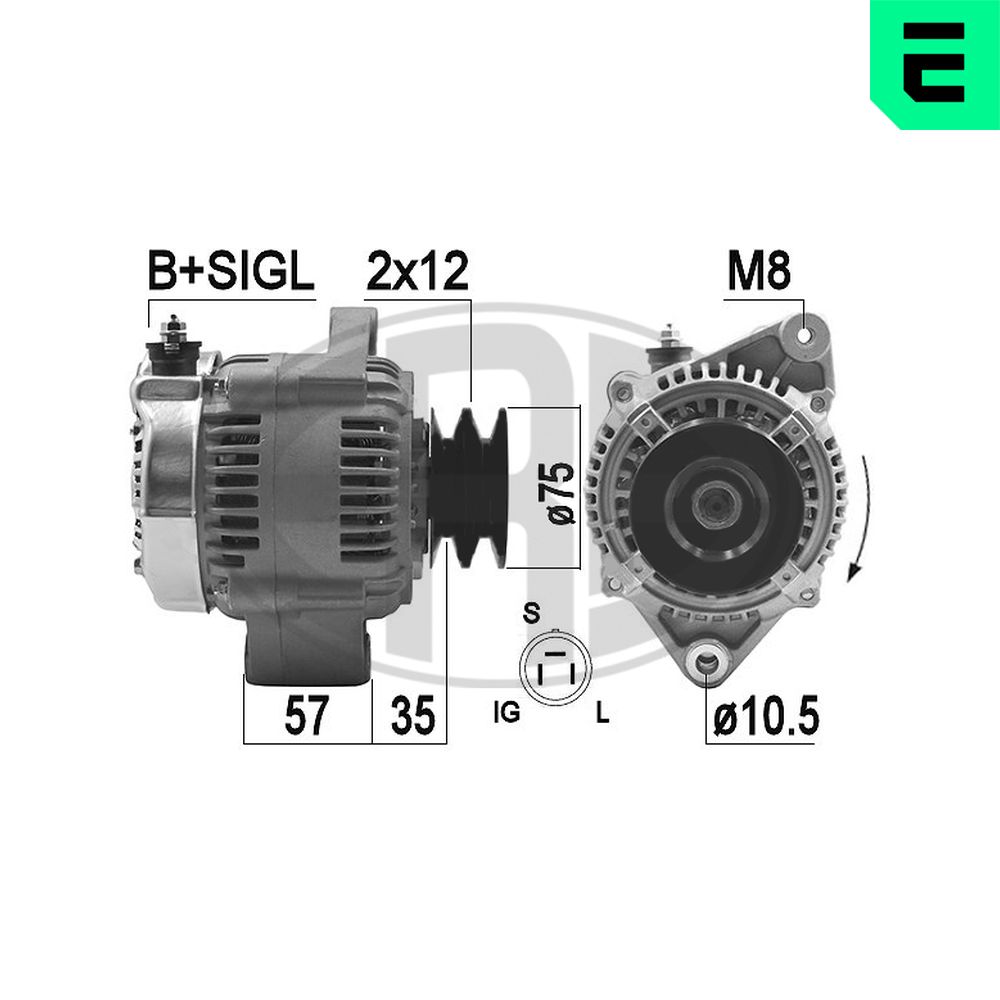Alternator - 209474A ERA