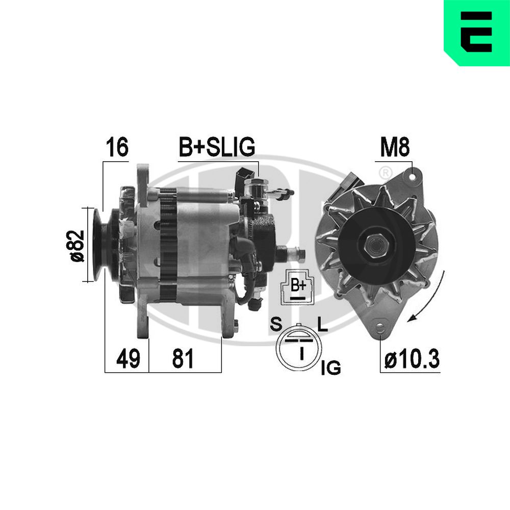 Alternatore - 209481A ERA